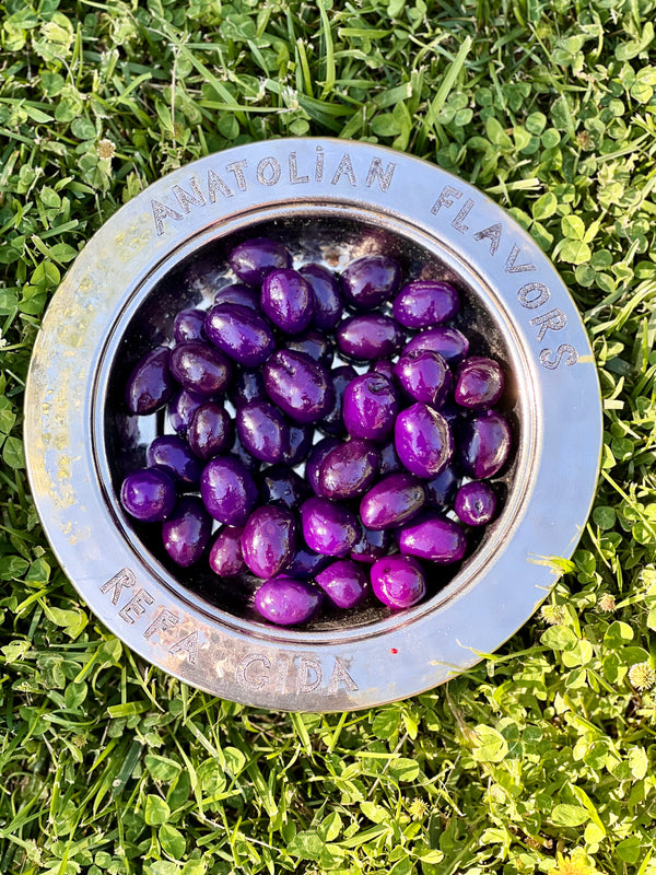 Purple Olives with Blueberries