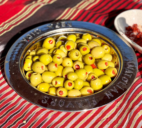 Peppered Olives
