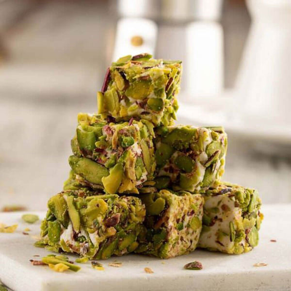 Double Roasted Turkish Delight with Shredded Pistachios
